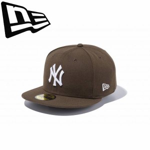 ◆◆ ＜ニューエラ＞ NEWERA キャップ 59FIFTY ニューヨーク・ヤンキース ブラウン × ホワイト 13562241