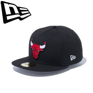 ◆◆ ＜ニューエラ＞ NEWERA キャップ 59FIFTY シカゴ・ブルズ ブラック × チームカラー 13562261