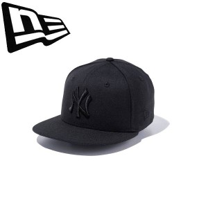 ◆◆ ＜ニューエラ＞ NEWERA キッズキャップ Youth 9FIFTY ニューヨーク・ヤンキース ブラック × ブラック 13565786