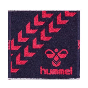 ◆◆ ＜ヒュンメル＞ HUMMEL ハンドタオル HAA5022 (7024：ネイビー×S.ピンク)