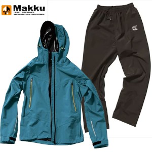 ◆◆ ＜マック＞ MAKKU アークライトレインスーツ 上下セット AS300 (BLUE)