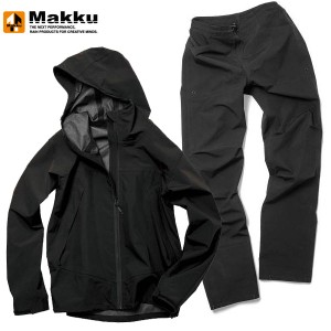 ◆◆ ＜マック＞ MAKKU スムーズレインスーツ 上下セット AS700 (BLACK)