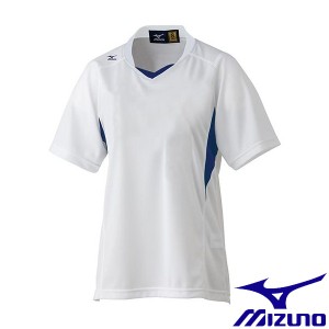 ◆◆ ＜ミズノ＞ MIZUNO ゲームシャツ（レディース／ソフトボール） 12JC4F70 (16：ホワイト×P.ネイビー)