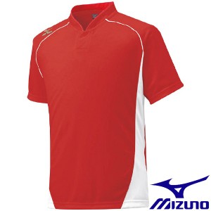 ◆◆送料無料 メール便発送 ＜ミズノ＞ MIZUNO 【グローバルエリート】ハーフボタン・小衿タイプ(ユニセックス) 12JC6L11 (72)