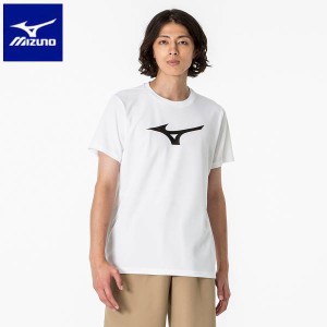 ◆◆送料無料 メール便発送 ＜ミズノ＞ MIZUNO Tシャツ（ビッグRBロゴ）(ユニセックス) 32MAA155 (01) トレーニング