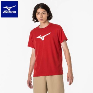 ◆◆送料無料 メール便発送 ＜ミズノ＞ MIZUNO Tシャツ（ビッグRBロゴ）(ユニセックス) 32MAA155 (62) トレーニング