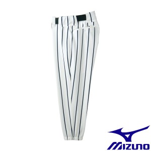 ◆◆ ＜ミズノ＞ MIZUNO パンツ（ベルトループ型） 52PW277 (14：ホワイト×ネイビーストライプ)