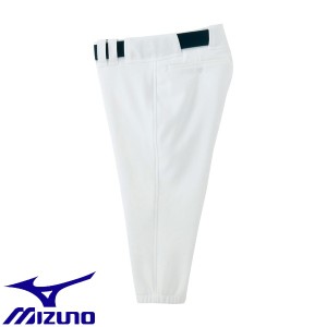 ◆◆ ＜ミズノ＞ MIZUNO パンツ（ベルトループ型／ショート丈フィットタイプ）（野球） 52PW587 (01：ホワイト)