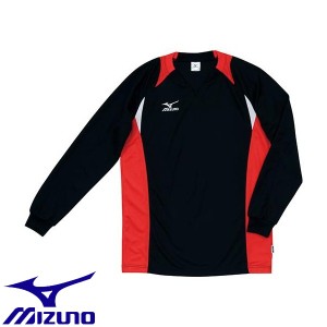 ◆◆ ＜ミズノ＞ MIZUNO ゲームシャツ（バレーボール） 59SV324 (96：ブラック×レッド)