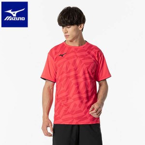 ◆◆送料無料 メール便発送 ＜ミズノ＞ MIZUNO ゲームシャツ(ユニセックス ジュニア) 62JAB028 (63) テニス＆バドミントン