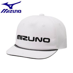 ◆◆ ＜ミズノ＞ MIZUNO フラットブリムキャップ(メンズ) E2MWA005 (01) ゴルフ