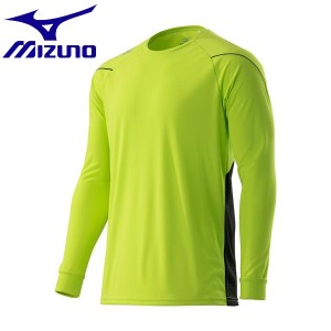 ◆◆送料無料 メール便発送 【返品・交換不可】 ＜ミズノ＞ MIZUNO ソーラーカットシャツ長袖[メンズ] F2JA9183 (37：ライムグリーン) ワ