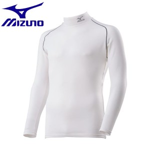 ◆◆送料無料 メール便発送 【返品・交換不可】 ＜ミズノ＞ MIZUNO ブレスサーモ バイオギアシャツ[ユニセックス] F2JJ8582 (01：ホワイ