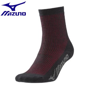 ◆◆送料無料 メール便発送 【返品・交換不可】 ＜ミズノ＞ MIZUNO ブレスサーモ コーデュラソックスクルー丈[メンズ] F2JX8581 (96：ブ