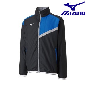 ◆◆ ＜ミズノ＞ MIZUNO トレーニングクロスシャツ[ユニセックス] N2JC9010 (92：ブラック×サーフブルー)