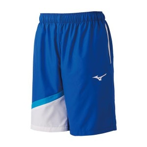 ◆◆送料無料 メール便発送 ＜ミズノ＞ MIZUNO トレーニングクロスハーフパンツ[ユニセックス] N2JD9011 (25：サーフブルー×ホワイト)