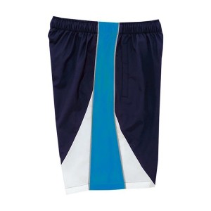 ◆◆送料無料 メール便発送 ＜ミズノ＞ MIZUNO トレーニングクロスハーフパンツ[ユニセックス] N2JD9021 (82：ドレスネイビー×サックス)