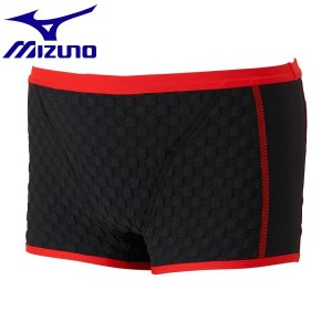 ◆◆送料無料 メール便発送 ＜ミズノ＞ MIZUNO 競泳練習用エクサースーツWD　ショートスパッツ[メンズ] N2MB7576 (96：ブラック×レッド)