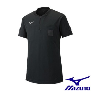 ◆◆ ＜ミズノ＞ MIZUNO レフリーシャツ(半袖)(サッカー)[ユニセックス] P2MA9A01 (09：ブラック)