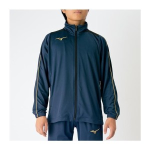 ◆◆ ＜ミズノ＞ MIZUNO ウォームアップシャツ[ジュニア] P2MC7170 (14：ネイビー)