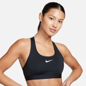 ◆◆送料無料 メール便発送 ＜ナイキ＞ NIKE ウィメンズ スウッシュ MED SPT ブラ DX6822 (010)