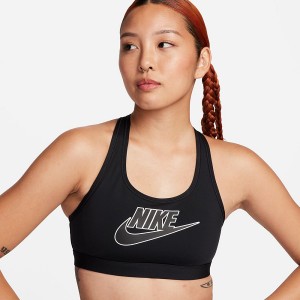 ◆◆送料無料 メール便発送 ＜ナイキ＞ NIKE ウィメンズ スウッシュ MED SPT フューチュラ ブラ FB4081 (010)