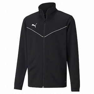 ◆◆ ＜プーマ＞ PUMA TEAMRISE トレーニングジャケット JR 657652 (03：プーマブラック/プーマホワイト)