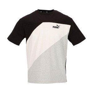 ◆◆送料無料 メール便発送 ＜プーマ＞ PUMA PUMA POWER MX SS カラーブロック Tシャツ 681074 (01)