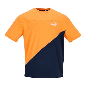 ◆◆送料無料 メール便発送 ＜プーマ＞ PUMA PUMA POWER MX SS カラーブロック Tシャツ 681074 (46)