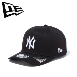 即納可★【NEW ERA】ニューエラ キャップ 9FIFTY ストレッチスナップ ニューヨーク・ヤンキース ブラック × ホワイト 13562056