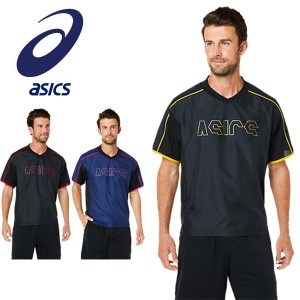 送料無料 メール便発送 即納可★【asics】アシックス 半袖 バレーボール 半袖ウオームアップシャツ 2053A140