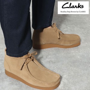 即納可☆【Clarks】クラークス WallabeeEVO Bt  ワラビーブーツ ダークサンドスエード 26172824