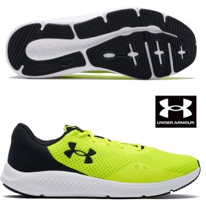 即納可☆【UNDER ARMOUR】アンダーアーマー UAチャージド パスート3 エクストラ ワイド 4E メンズ ランニングシューズ 3025801