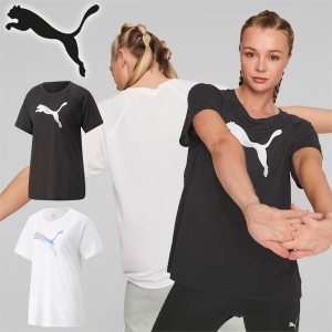 送料無料 メール便発送 即納可☆ 【PUMA】プーマ  ウィメンズ EVOSTRIPE 半袖 Tシャツ レディース カットソー 675604