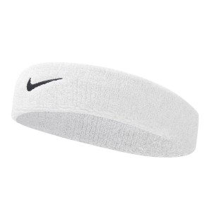 送料無料 メール便発送 即納可☆【NIKE】ナイキ スウッシュヘッドバンド 白×黒 オールスポーツ対応 スポーツアクセサリー ヘアバンド 汗