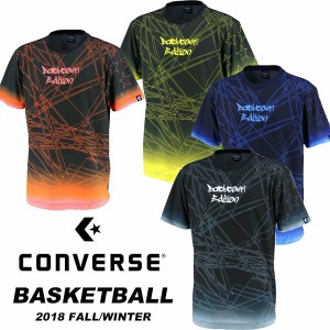 送料無料 メール便発送 即納可☆ 【CONVERSE】コンバース 2018 秋冬 メンズ 昇華プリントTシャツ バスケットボール プラクティスシャツ(c