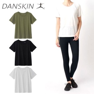 送料無料 メール便発送 即納可★【DANSKIN】ダンスキン ウィメンズ ハイブリッドベントティー Tシャツ レディース DC721115