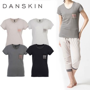 送料無料 メール便発送 即納可☆ 【DANSKIN】ダンスキン ウィメンズ Tシャツ (レディース フィットネスウェア) ヨガ ダンス(dy77111-16sk