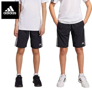 送料無料 メール便発送 即納可☆【adidas】アディダス エッセンシャルズ 3ストライプ ウーブンショーツ ジュニア サッカー プラパン KGO5