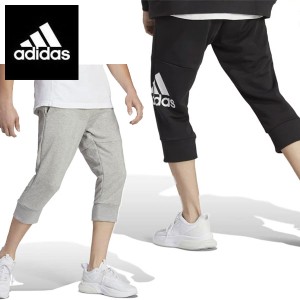 即納可☆【adidas】アディダス エッセンシャルズ ビッグロゴ 3/4丈パンツ メンズ スウェットパンツ ECQ60