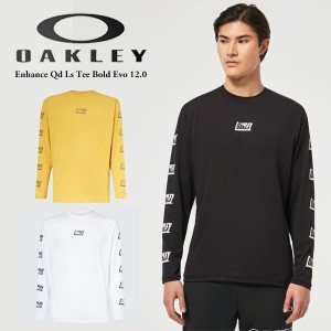 送料無料 メール便発送 即納可★【OAKLEY】オークリー  ENHANCE QD LS TEE BOLD EVO 12.0 ロングTシャツ メンズ 長袖シャツ FOA403601