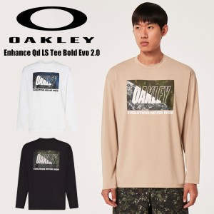 送料無料 メール便発送 即納可★【OAKLEY】オークリー  ENHANCE QD LS TEE BOLD EVO 2.0 ロングTシャツ メンズ 長袖シャツ FOA405178