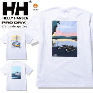 送料無料 メール便発送 即納可★ 【HELLY HANSEN】ヘリーハンセン ショートスリーブランドスケープティー （ユニセックス） HE62214