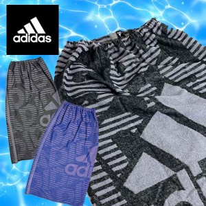 送料無料 定形外発送 即納可☆【adidas】アディダス WRAPTOWEL (大) ラップタオル 100 cm ×120 cm 着替えタオル プール JDV60