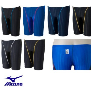 送料無料 メール便発送 即納可★ 【MIZUNO】ミズノ 【FINA承認ラベル付】 ハーフスパッツ メンズ 水着 N2MB6023