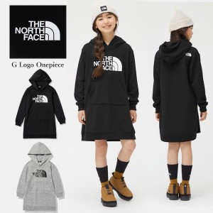 即納可★【THE NORTH FACE】ノースフェイス ガールズロゴワンピース（キッズ/ガールズ） NTG62110