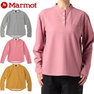 送料無料 メール便発送 即納可☆【Marmot】マーモット BUGS OFF L/S HENR レディース ヘンリーネック カットソー ロングスリーブ アウト