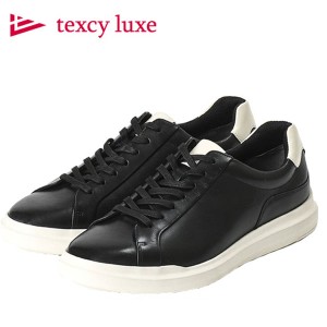 即納可☆【texcy luxe】ASICS Trading テクシーリュクス ビジネスカジュアルシューズ レザースニーカー TU7038