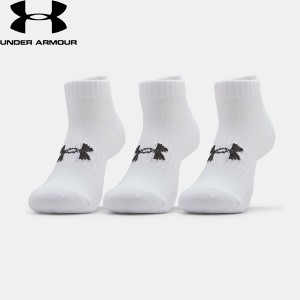 ◆◆送料無料 メール便発送 ＜アンダーアーマー＞ UNDER ARMOUR コア ローカット ソックス (3足セット)(トレーニング/UNISEX) 1361574 (W