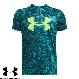 ◆◆送料無料 メール便発送 ＜アンダーアーマー＞ UNDER ARMOUR UAテック ショートスリーブTシャツ 〈オールオーバープリント〉〈ビッグ